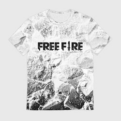 Футболка мужская Free Fire white graphite, цвет: 3D-принт