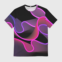Футболка мужская Линейная геометрия, цвет: 3D-принт