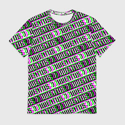 Футболка мужская Juventus glitch pattern, цвет: 3D-принт