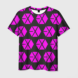 Футболка мужская Exo логотип, цвет: 3D-принт