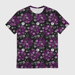 Футболка мужская Exo в фиолетовом, цвет: 3D-принт