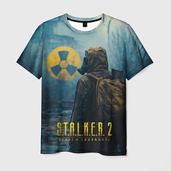 Футболка мужская Stalker 2 зараженная зона, цвет: 3D-принт