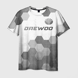 Футболка мужская Daewoo - white gradient посередине, цвет: 3D-принт