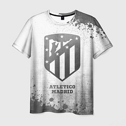 Футболка мужская Atletico Madrid - white gradient, цвет: 3D-принт