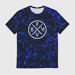 Футболка мужская Bullet For My Valentine blue energy, цвет: 3D-принт