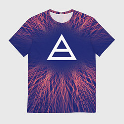 Футболка мужская Thirty Seconds to Mars red energy, цвет: 3D-принт