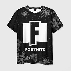 Футболка мужская Снежный Fortnite, цвет: 3D-принт
