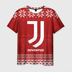 Футболка мужская Новогодний Juventus, цвет: 3D-принт