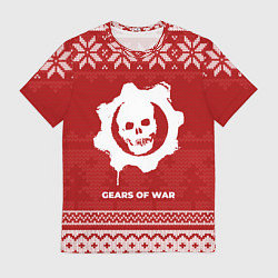 Футболка мужская Новогодний Gears of War, цвет: 3D-принт