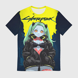 Футболка мужская Ребекка - cyberpunk, цвет: 3D-принт