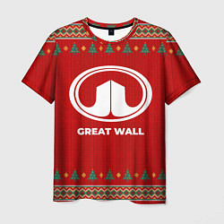 Футболка мужская Great Wall new year, цвет: 3D-принт