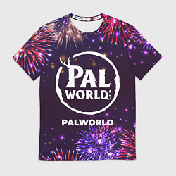 Футболка мужская Праздничный Palworld, цвет: 3D-принт