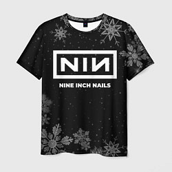 Футболка мужская Снежный Nine Inch Nails, цвет: 3D-принт