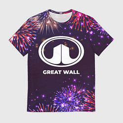 Футболка мужская Праздничный Great Wall, цвет: 3D-принт