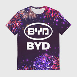 Футболка мужская Праздничный BYD, цвет: 3D-принт