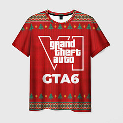 Футболка мужская GTA6 new year, цвет: 3D-принт