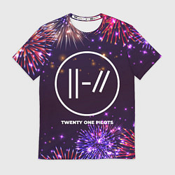Футболка мужская Праздничный Twenty One Pilots, цвет: 3D-принт