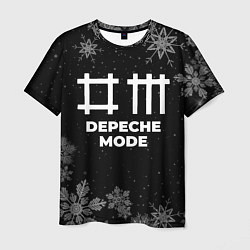 Футболка мужская Снежный Depeche Mode, цвет: 3D-принт