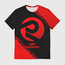 Футболка мужская ARC Raiders - red gradient, цвет: 3D-принт