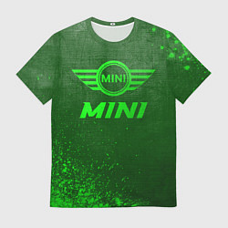 Футболка мужская Mini - green gradient, цвет: 3D-принт