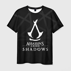 Футболка мужская Assassins creed shadows - монохромный, цвет: 3D-принт