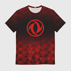 Футболка мужская Dongfeng red poly, цвет: 3D-принт