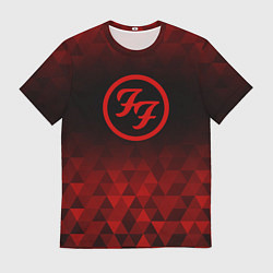Футболка мужская Foo Fighters red poly, цвет: 3D-принт
