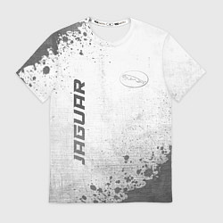 Футболка мужская Jaguar - white gradient вертикально, цвет: 3D-принт