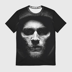 Футболка мужская Sons Of Anarchy - Jax skull, цвет: 3D-принт