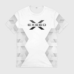 Футболка мужская Exeed white poly, цвет: 3D-принт