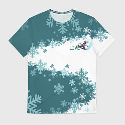 Футболка мужская Сноуборд это жизнь, цвет: 3D-принт