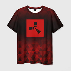 Футболка мужская Rust red poly, цвет: 3D-принт
