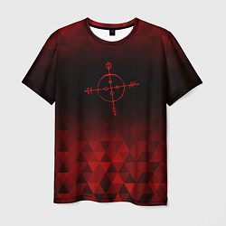 Футболка мужская Megadeth red poly, цвет: 3D-принт