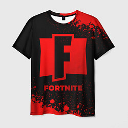 Футболка мужская Fortnite - red gradient, цвет: 3D-принт