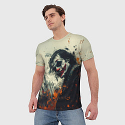 Футболка мужская Джокер стиль красок, цвет: 3D-принт — фото 2