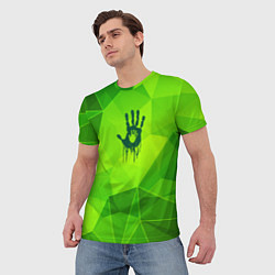 Футболка мужская Death Stranding green poly, цвет: 3D-принт — фото 2