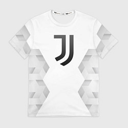 Футболка мужская Juventus white poly, цвет: 3D-принт