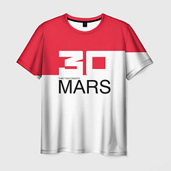 Футболка мужская 30 Seconds to Mars poster, цвет: 3D-принт