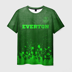 Футболка мужская Everton - green gradient посередине, цвет: 3D-принт