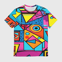Футболка мужская Кислая геометрия, цвет: 3D-принт
