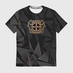 Футболка мужская Bayer 04 golden poly, цвет: 3D-принт