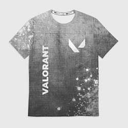 Футболка мужская Valorant - grey gradient вертикально, цвет: 3D-принт