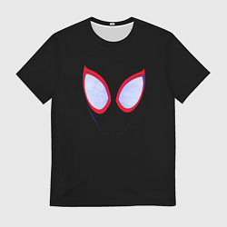Футболка мужская Человек паук глаза, цвет: 3D-принт