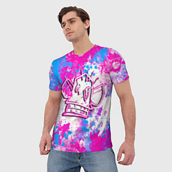 Футболка мужская Мартышка Джинкс - Arcane, цвет: 3D-принт — фото 2