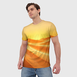Футболка мужская Золотые пески, цвет: 3D-принт — фото 2