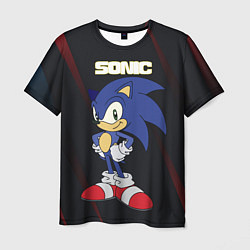Футболка мужская Sonic, цвет: 3D-принт