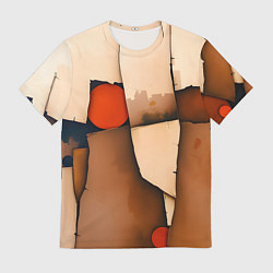 Футболка мужская Фрагментированная композиция, цвет: 3D-принт