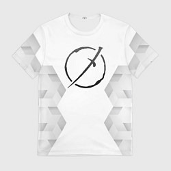 Футболка мужская Akame ga Kill white poly, цвет: 3D-принт