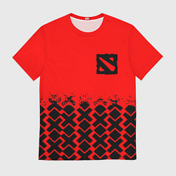 Футболка мужская Dota игровой паттерн, цвет: 3D-принт