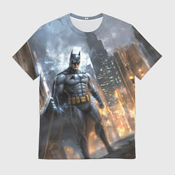 Футболка мужская Бэтмен - старый стиль, цвет: 3D-принт